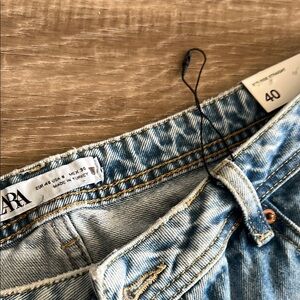 Zara Women's Sky Blue Jeans